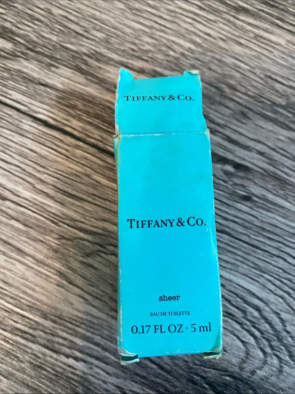 Tiffany & Co. Clear EDT Faceted Bottle with Box